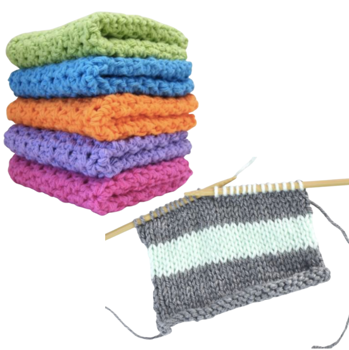7/25 Beginning Knitting OR Crochet Class - Saturday
