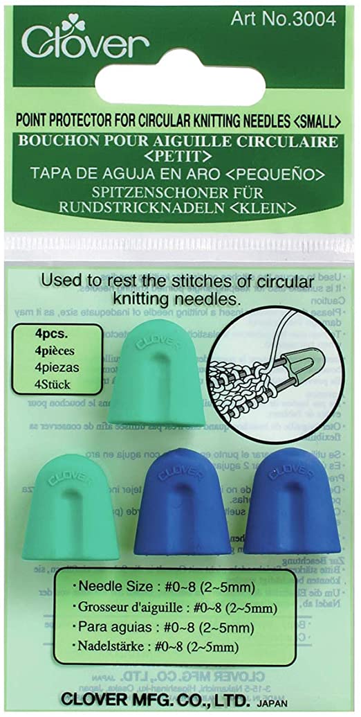 Clover - Point Protector for Circular Needles