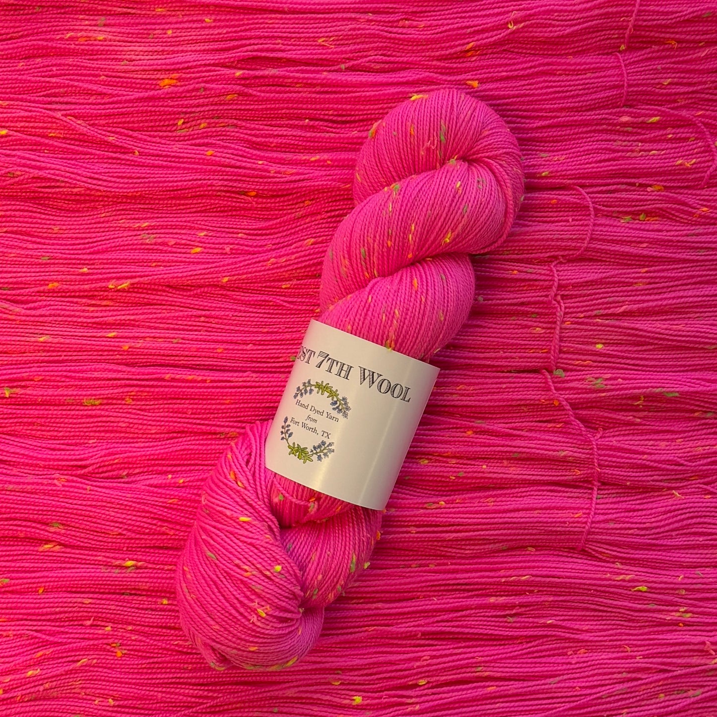West 7th Wool - Neon Tweed Fingering