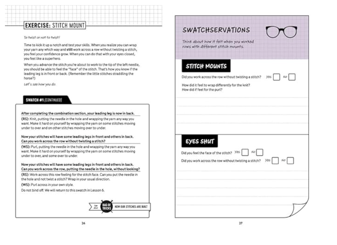 Patty Lyon's Knitting Bag of Tricks - Official Workbook