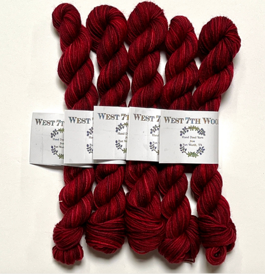 West 7th Wool - Traditional Sock Mini skeins