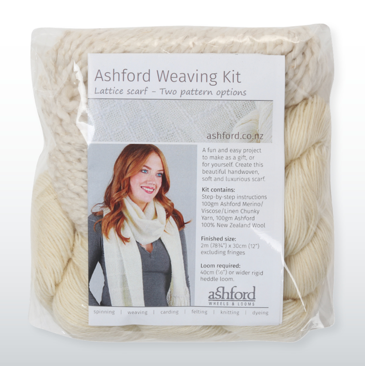 Ashford Weaving Kit 1 - Lattice Scarf Kit