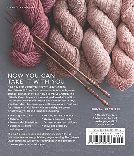 Vogue Knitting: The Ultimate Quick Reference